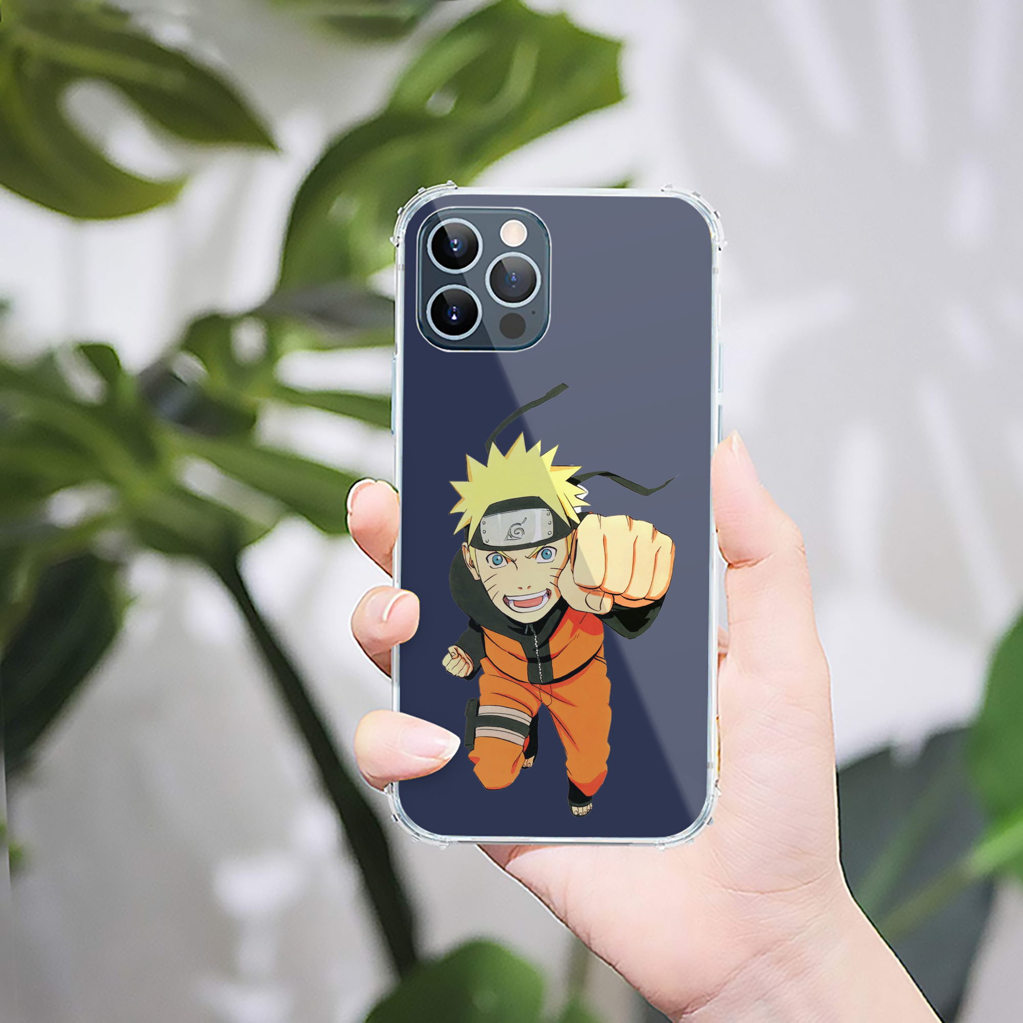 （画像用） NARUTO -ナルト- うずまき ナルト Uzumaki Naruto 【iPhone 12シリーズ対応】透明スマホケース（クリアソフトケース）